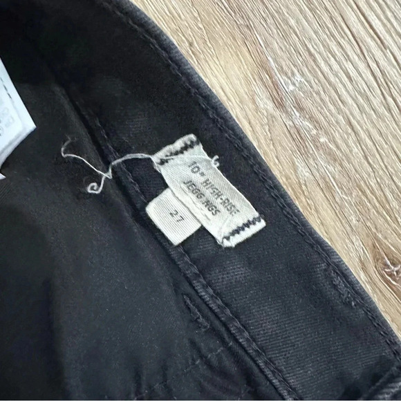 Madewell Women's 10" High-Rise Jeggings Distressed Black Denim Jeans Size 27 GUC - Picture 6 of 9